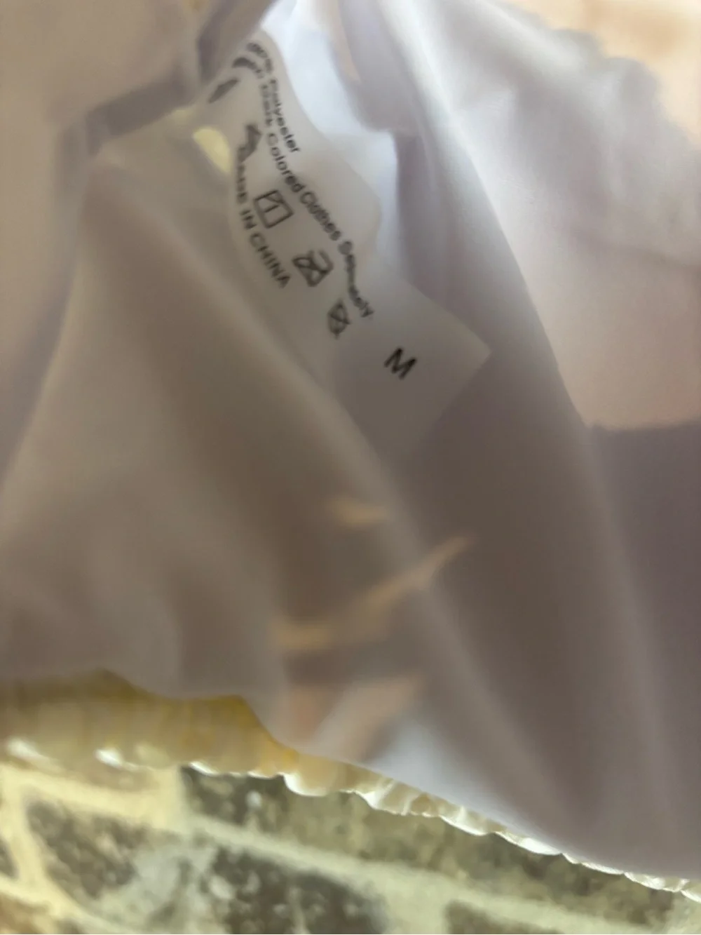 SHEIN cream textured